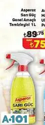ASPEROX SARI GÜÇ GENEL AMAÇLI TEMİZLEYİCİ 1 L